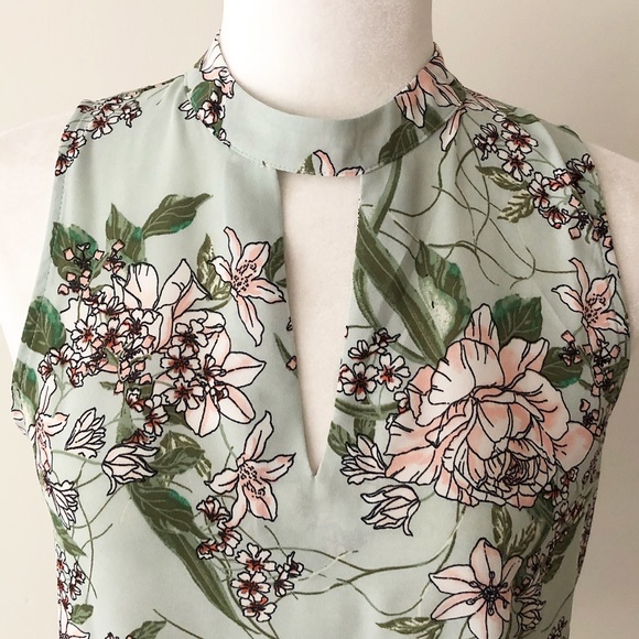 LOFT Outlet | Floral Choker Blouse *NWT - Picture 3 of 8